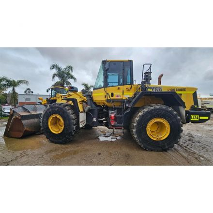 Hot Sale Second Hand KOMATSU 4.65m3 Bucket Capacity Wheel Loaders WA470-6A Price List